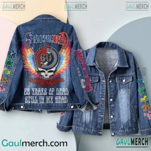Grateful Dead 60 Years Of Dead Still My Head 2D Jeans Coat 7XmbDQG