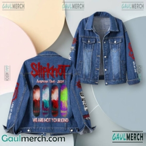 Slipknot European Tour 2025 We Are Not Your Kind 2D Jeans Coat ErBkdJW