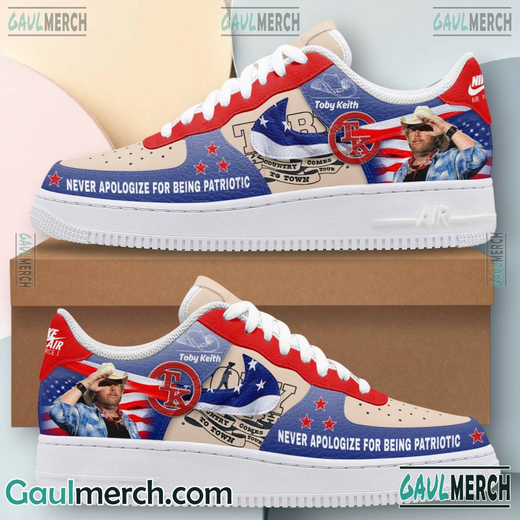 Toby Keith Never Apologize For Being Patriotic Air Force 1 Shoes Toby Keith Never Apologize For Being Patriotic Air Force 1 Shoes S6rdHmi