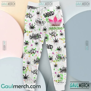 Addicted Weed Color Paint T-shirt And Pants-b hM7pTGS
