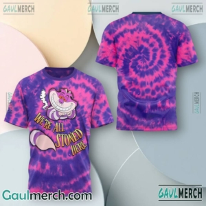 Cheshire Cat We're All Stoned Here Tie Dye T-shirt And Pants-a xgQF32t