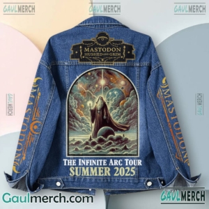 Mastodon The Infinite Arc Tour Summer 2025 Denim Jacket-a 9qYd3fJ