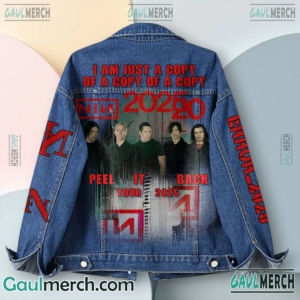 Nine Inch Nails Peel It Back Tour 2025 I Am Just A Copy Of A Copy Of A Copy Denim Jacket-b r1dJpFZ