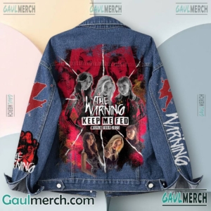 The Warning Keep Me Fed World Tour 2025 Denim Jacket-a uxAsU6T