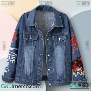 The Warning Keep Me Fed World Tour 2025 Denim Jacket-b evE1gAk