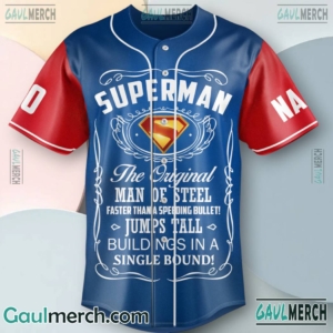 Superman Look Up 2025 Personalized Baseball Jersey-a A12J0Gq