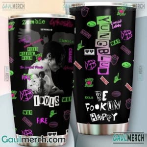 Yungblud Be Fookin Happy Tumbler qGVxhiR