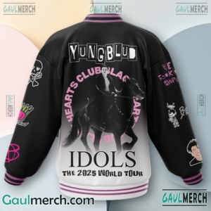 Yungblud Idols The 2025 World Tour Baseball Jacket-a EGVvciB